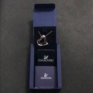 Swarovski crystal heart necklace